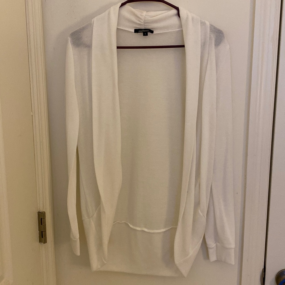 Ivory White Cardigan Sweater